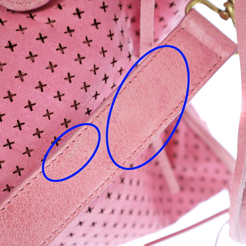 Balenciaga The City Leather Pink Handbag Shoulder Bag - Picture 9 of 16